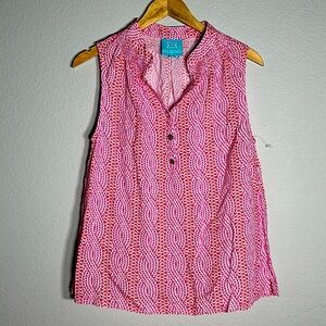 Escapada Geo Print Sleeveless Tank XS